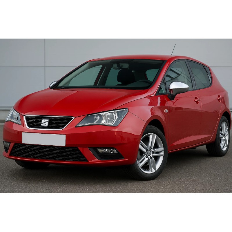 Накладки на дзеркала (2 шт, нерж) для Seat Ibiza 2010-2017 рр