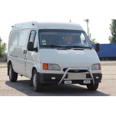 Кенгурятник WT006 (нерж) для Ford Transit 1991-2000 рр