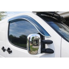 Накладка на дзеркала (2 шт., пласт) Carmos для Fiat Doblo I 2005-2010 рр