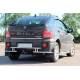 Задняя защита AK005-2 (нерж. сталь) для SsangYong Action 2005-2018 гг