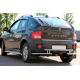 Задняя защита AK005-2 (нерж. сталь) для SsangYong Action 2005-2018 гг