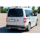 Задняя дуга AK003-2 (2 шт., нержавейка) для Volkswagen Caddy 2004-2010 гг