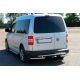 Задня дуга AK003-2 (2 шт., нерж) для Volkswagen Caddy 2010-2015 рр
