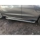 Бокові пороги KB001 (нерж) 60 мм для Honda CRV 2012-2016 рр