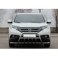 Передняя защита WT003-ST-V1 (нерж.) для Honda CRV 2012-2016 гг
