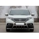 Передній захист WT003-ST-V1 (нерж.) для Honda CRV 2012-2016 рр