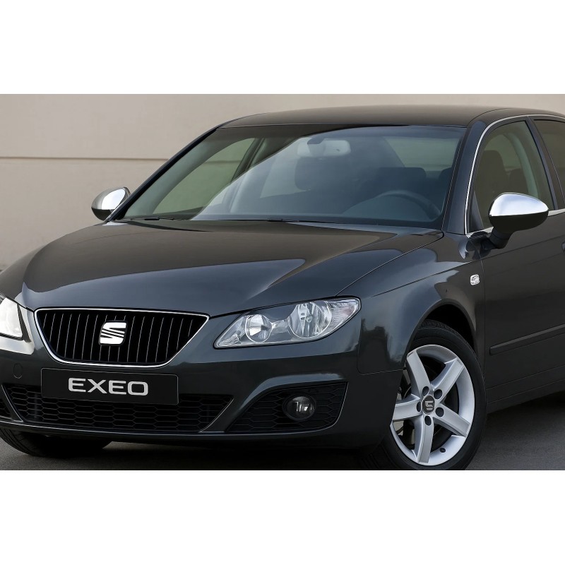 Накладки на дзеркала (2 шт, нерж) для Seat Exeo 2008-2013 рр