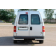 Задние двойные уголки AK003-двойные (нерж сталь) для Fiat Scudo 1996-2007 гг