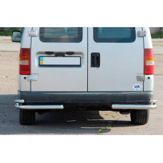 Задние двойные уголки AK003-двойные (нерж сталь) для Fiat Scudo 1996-2007 гг