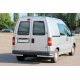 Задние двойные уголки AK003-двойные (нерж сталь) для Fiat Scudo 1996-2007 гг