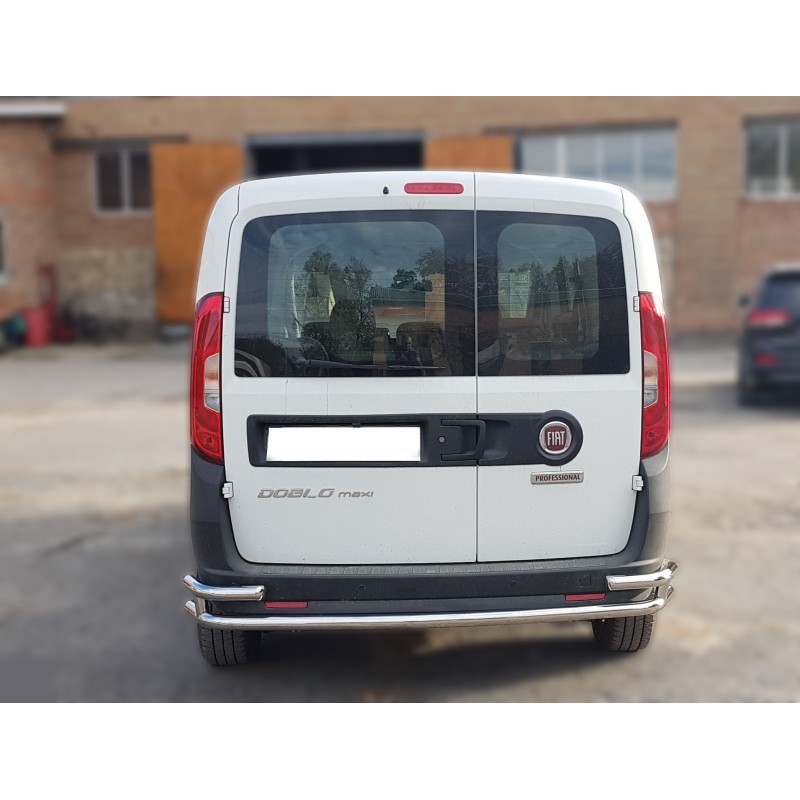 Задняя дуга AK005/2-Double (нерж.) для Fiat Doblo II 2010-2022 гг