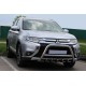 Кенгурятник WT003 (нерж.) для Mitsubishi Outlander 2012-2021 рр