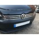 Накладки на решетку (2 шт, нерж) OmsaLine - Итальянская нержавейка для Volkswagen Caddy 2010-2015 гг