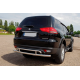 Задній захист AK002-2 (2 шт, нерж) для Mitsubishi Pajero Sport 2008-2015 рр