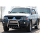 Кенгурятник QT006 (нержавейка) для Mitsubishi Pajero Sport 1996-2007 гг
