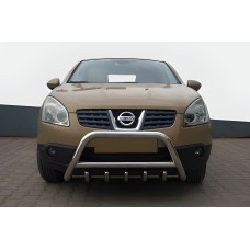 Передняя дуга WT003 (нерж. сталь) 51 мм для Nissan Qashqai 2010-2014 гг