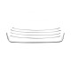 Накладки на передний бампер Comfort (5 част, нерж) для Volkswagen Caddy 2010-2015 гг