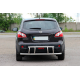 Задняя дуга AK011 (нержавейка) для Nissan Qashqai 2007-2010 гг