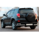 Задні куточки AK003-double (2 шт., нерж) для Toyota Rav 4 2006-2013 рр