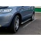 Бокові пороги Premium (2 шт., нерж.) 60 мм для Hyundai Santa Fe 2 2006-2012 рр