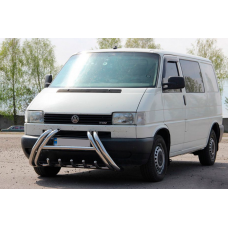 Кенгурятник WT01 (нерж) для Volkswagen T4 Transporter 1990-2003 рр