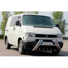 Кенгурятник WT01 (нерж) для Volkswagen T4 Caravelle/Multivan 1990-2003 рр