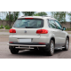 Задній захист AK002-2 (нерж) для Volkswagen Tiguan 2007-2016 рр