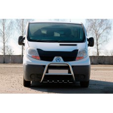 Кенгурятник QT-Spec (нерж.) для Renault Trafic 2001-2015 рр