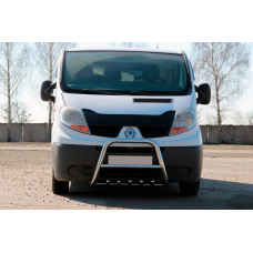 Кенгурятник QT-Spec (нержавейка) для Renault Trafic 2001-2015 гг