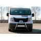 Кенгурятник QT-Spec (нерж.) для Opel Vivaro 2001-2015 рр