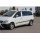 Бічні труби BB001 (2 шт., нерж.) d60, Коротка/Середня бази для Mercedes Vito W639 2004-2014 рр