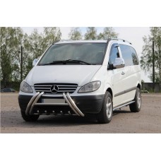Кенгурятник WT01 (нерж.) для Mercedes Viano 2004-2014 гг