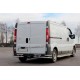 Задній захист AK003-Plus-2 (нерж) для Renault Trafic 2001-2015 рр