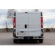 Задній захист AK003-Plus-2 (нерж) для Renault Trafic 2001-2015 рр