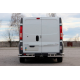 Задній захист AK003-Plus-2 (нерж) для Opel Vivaro 2001-2015 рр