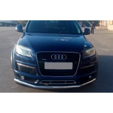 Передній захист ST008 (нерж.) d60 для Ауди Q7 2005-2015 рр