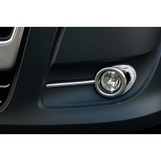 Окантовка протитуманок із заглибленнями (2010-2015, 2 шт., пласт.) для Fiat Doblo II рр