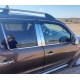 Окантовка окон (4 полоски, нерж) Carmos - Турецкая сталь для Volkswagen Amarok 2010-2022 гг