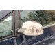 Накладки на дзеркала 2004-2010 (2 шт., нерж) Carmos - Турецька сталь для Volkswagen Sharan рр