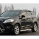 Бокові пороги Premium (2 шт., нерж) 60 мм для Ford Kuga 2008-2013 рр