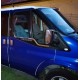 Накладки на ручки (нерж) 4 дверей, Carmos - Турецька сталь для Ford Transit 2000-2014 рр
