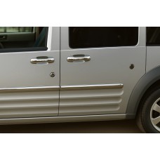 Накладки на замок (5 шт, нерж) Carmos - Турецька сталь для Ford Transit 2000-2014 рр