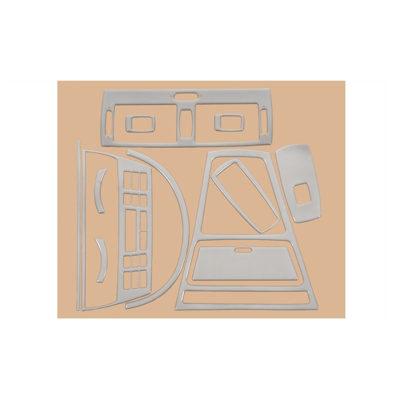 Накладки на панель Алюміній для BMW X3 E-83 2003-2010 рр