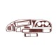 Накладки в салон Карбон для Chevrolet Tacuma / Rezzo