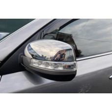 Хромированные Накладки на Зеркала (2 шт.) Полированная Нержавеющая Сталь для Kia Sorento II XM 2009-2014 гг