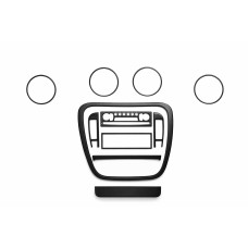 Накладки на панель Дерево для Citroen C-2 2003-2009 рр