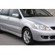 Накладки на дзеркала (2 шт) Полірована нержавіюча сталь для Mitsubishi Lancer 9 2004-2008 рр