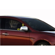 Накладки на дзеркала (2 шт) Полірована нержавіюча сталь для Mitsubishi Lancer 9 2004-2008 рр