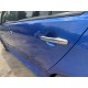 Накладки на ручки (4 шт) З чіпом, Carmos - Турецька сталь для Mitsubishi Lancer X 2008- рр