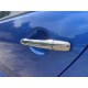 Накладки на ручки (4 шт) З чіпом, Carmos - Турецька сталь для Mitsubishi Lancer X 2008- рр